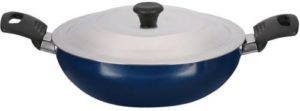 Renberg Blue Orchid Kadhai 24 cm with Rs 199 flipkart dealnloot