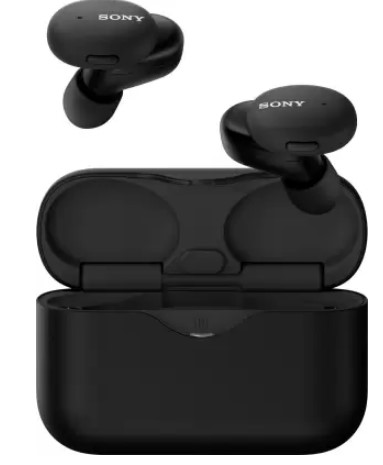 SONY WF-H800 With 16hrs Battery Life Bluetooth Headset (Black, True Wireless)