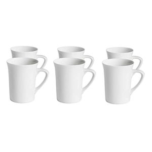 Sampla Bone China Coffee Mugs 6 White Rs 299 amazon dealnloot