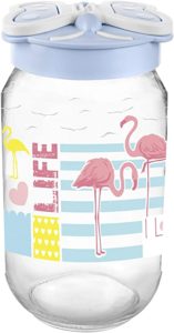 SignoraWare Glass Jar with Handle 660 ml Rs 106 amazon dealnloot