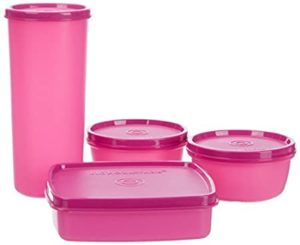 Signoraware Best Jumbo Lunch with Bag Pink Rs 259 amazon dealnloot