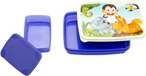 Signoraware Jungle Time Compact Plastic Lunch Box Rs 77 amazon dealnloot