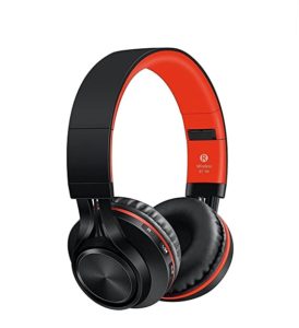 Sound One BT 06 Bluetooth Headphones Red Rs 990 amazon dealnloot