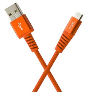 boAt Rugged V3 Braided Micro USB Cable (Molten Orange)