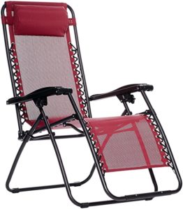 AmazonBasics Zero Gravity Reclining Lounge Portable Chair Rs 1764 amazon dealnloot