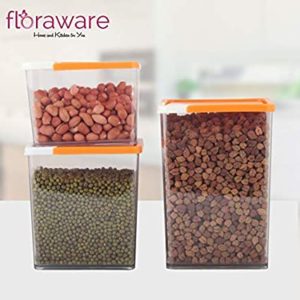Floraware Storage Container for Kitchen Cereal Dispenser Rs 124 amazon dealnloot