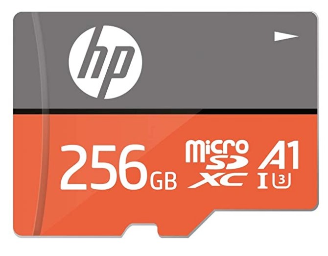HP MicroSD Card U3, A1 256 GB High Speed