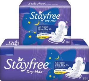 STAYFREE Dry Max All Night combo of Rs 285 flipkart dealnloot