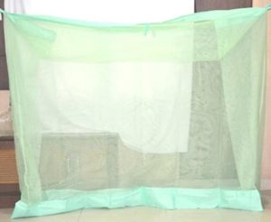 Shahji Creation Double Bed Mosquito Net Green Rs 198 amazon dealnloot
