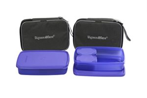 Signoraware Compact Lunch Box with Bag Set Rs 323 amazon dealnloot