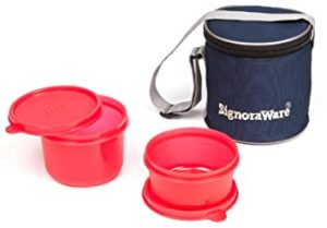 Signoraware Executive Small Lunch Box with Bag Rs 143 amazon dealnloot