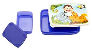 Signoraware Jungle Time Compact Plastic Lunch Box Rs 98 amazon dealnloot