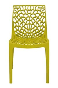 Supreme Web Plastic Chair Lemon Yellow 1 Rs 429 amazon dealnloot