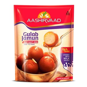 Aashirvaad Instant Mix Gulab Jamun 500g Pack Rs 110 amazon dealnloot
