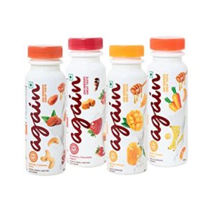 Again Milkshake Drinkable Yoghurt Starter Pack with Rs 100 amazon dealnloot