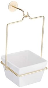 Amazon Basics Hanging Planter Square White Brass Rs 1549 amazon dealnloot