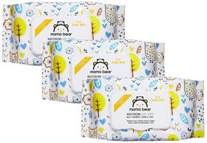 Amazon Brand Mama Bear Wet Wipes Pack Rs 197 amazon dealnloot