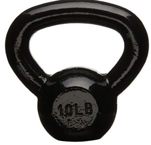 AmazonBasics Enamel Coated Cast Iron Kettlebell