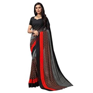 Anand Sarees Art Silk with Blouse Piece Rs 201 amazon dealnloot