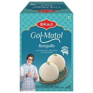 Bikaji Rasgulla GOL Matol 1 25kg Rs 156 amazon dealnloot