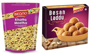 Bikano Khatta Meetha 1kg and Besan Laddu Rs 322 amazon dealnloot
