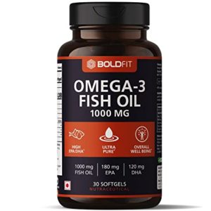 Boldfit Fish Oil Omega 3 Capsule 1000mg Rs 99 amazon dealnloot