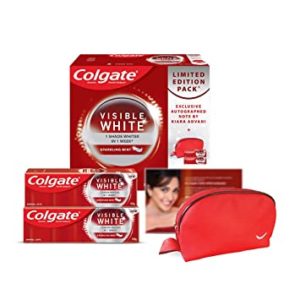 Colgate Visible White teeth Whitening toothpaste 200gm Rs 195 amazon dealnloot
