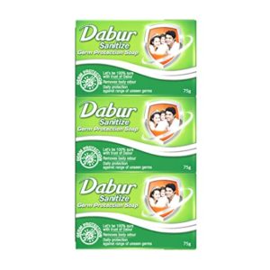 Dabur Sanitize Germ Protection Bar 75Gm Pack Rs 146 amazon dealnloot