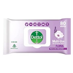 Dettol Disinfectant Sanitizer Wet Wipes for Skin Rs 137 amazon dealnloot
