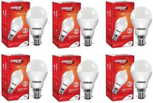 EVEREADY 7 W Standard B22 LED Bulb  (White, Pack of 6)