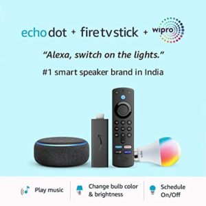 Echo Dot 3rd Gen Black combo with Rs 4348 amazon dealnloot
