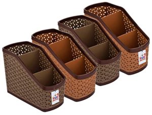 Fun Homes 4 Piece Plastic Compact Storage Rs 319 amazon dealnloot