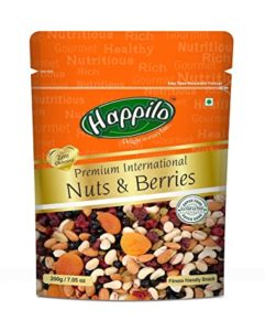 Happilo Premium International Dried Nuts and Berries Rs 157 amazon dealnloot