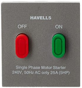 Havells ORO 25A Motor Starter Magnesium Grey Rs 414 amazon dealnloot