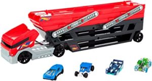 Hot Wheels Mega Hauler Truck includes 4 Rs 969 amazon dealnloot