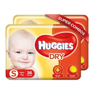 Huggies New Dry Small S Size Diapers Rs 583 amazon dealnloot