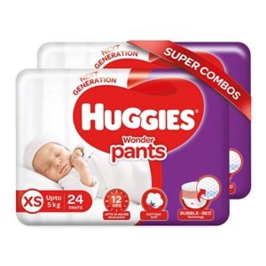 Huggies Wonder Pants Extra Small New Born Rs 210 amazon dealnloot