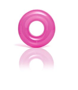 Intex Transparent Tubes Pink Rs 98 amazon dealnloot