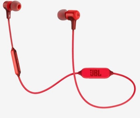 Jbl E25Bt Bluetooth Earphones With Mic (Red)