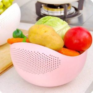 Ketsaal Rice Fruit Vegetable Bowl Strainer Colander Rs 80 flipkart dealnloot