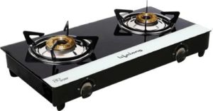 Lifelong Glass Top 2 Burner Gas Stove Rs 1499 flipkart dealnloot
