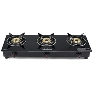 Lifelong LLGS303 Automatic Ignition 3 Burner Gas Rs 1999 amazon dealnloot