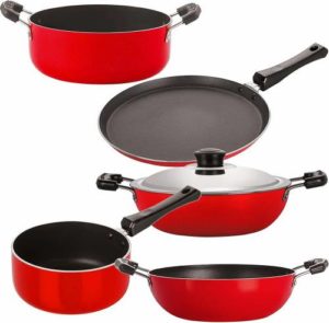 NIRLON cookware set Cookware Set PTFE Non Rs 1249 flipkart dealnloot