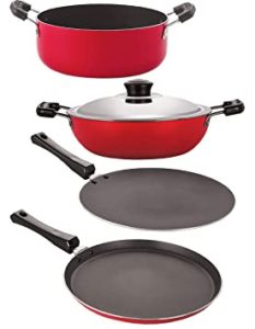 Nirlon Non Stick Cookware Kitchen Cooking Essential Rs 858 amazon dealnloot