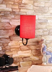 Ntu 229 red Cotton Wall Light by Rs 344 amazon dealnloot