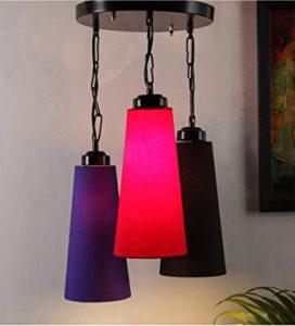 Ntu 241 Multicolour Cotton Hanging Light by Rs 823 amazon dealnloot