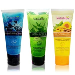 NutriGlow Face Wash Pack of 3 Diamond Rs 148 amazon dealnloot