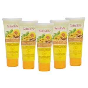 NutriGlow Wild Turmeric Face Wash 65 ml Rs 161 amazon dealnloot