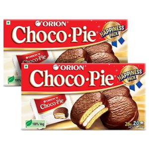 ORION Choco Pie Chocolate Coated Soft Biscuit Rs 299 amazon dealnloot