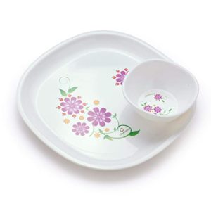 Oliveware Flora Dinner Set 4 Plates 4 Rs 319 amazon dealnloot